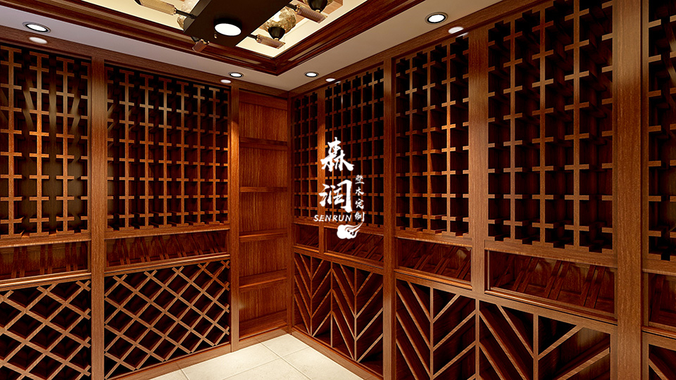 原木酒柜